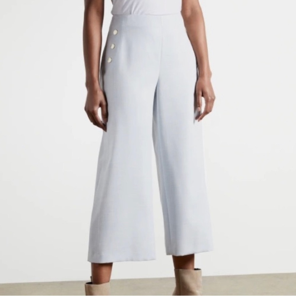Ted Baker | Culotte Pants With Gold Buttons Size 3